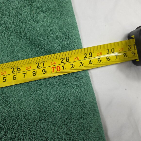 Vintage Grand Patrician Bath Towel Green Egyptian Cotton Made In USA Summer Out - Picture 8 of 8